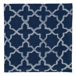 Countryside Napkin - Lattice - Indigo (Set of 2)